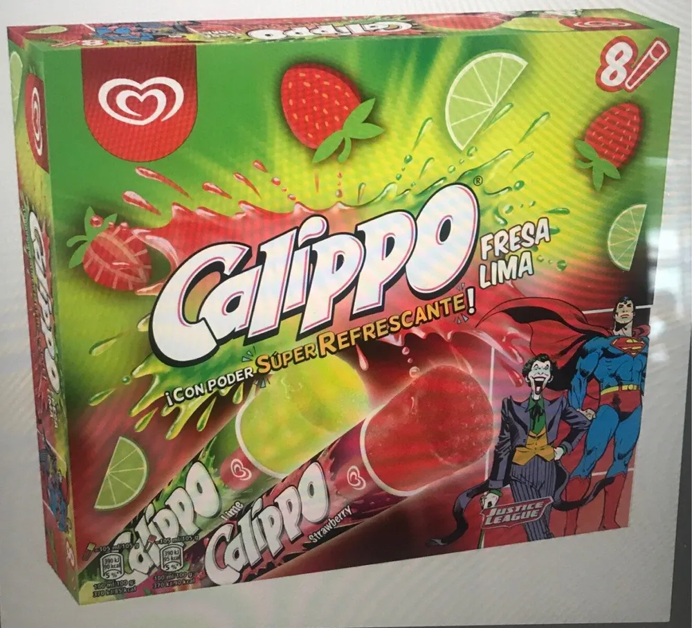 Calippo fresa lima-limón