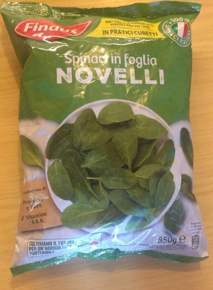 Spinaci in foglia NOVELLI
