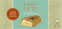 Carte D'or Tradition Buche Glacée Crème Brûlée Vanille Caramel 1l
