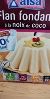 Flan fondant à la noix de coco