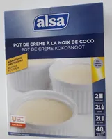 Préparation pour Pot de Crème à la Noix de Coco