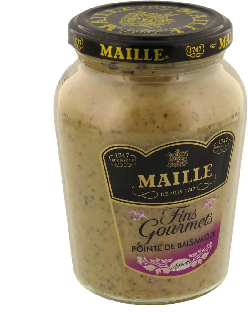 Maille Fins Gourmets Spécialité Moutarde Pointe de Balsamique Bocal 345g
