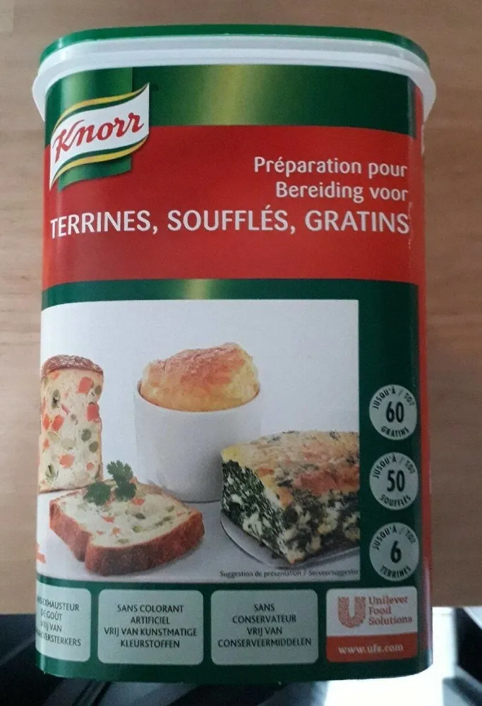 Préparation Pour Terrines, Soufflés Et Appareil à Gratins