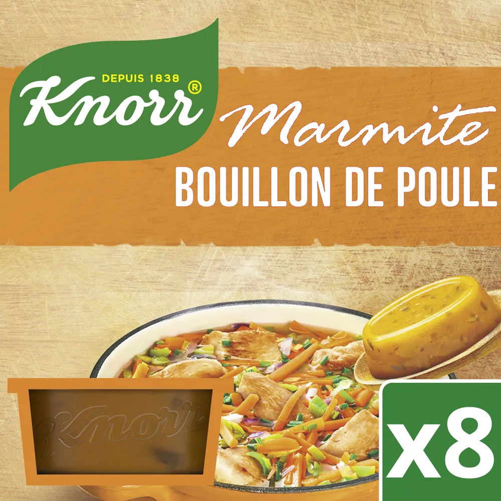 Marmite de Bouillon Poule 8 Capsules 224g