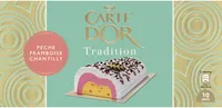 Carte D'or Tradition Buche Glacée Pêche Framboise Chantilly 1l