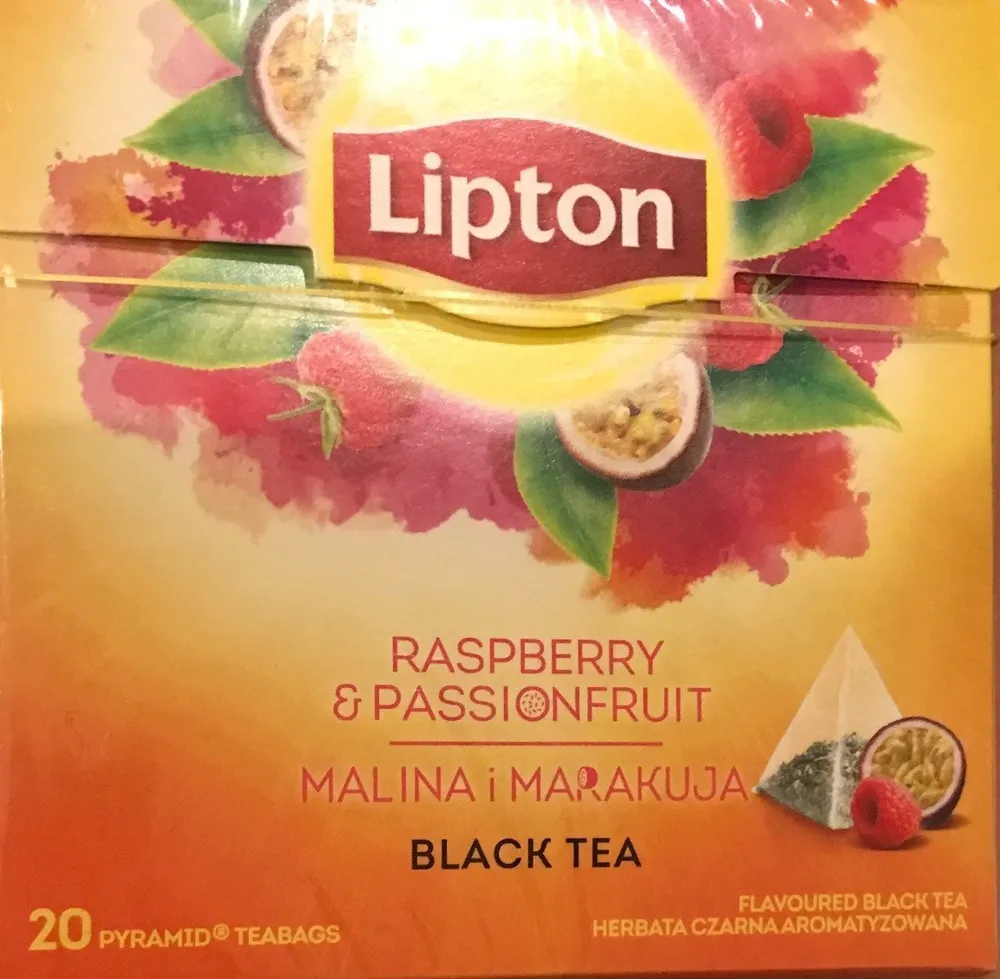 Lipton Herbata Piramidka Marakuja, Malina