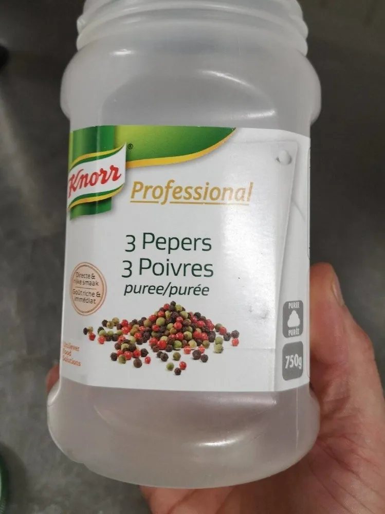 Knorr Professional Purée de 3 poivres 750g