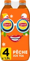 Lipton Ice Tea saveur pêche format familial 4 x 1,5 L