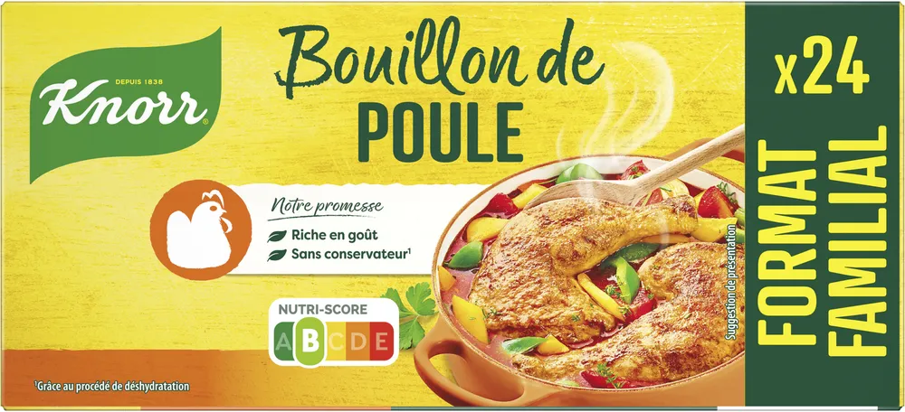 Knorr Bouillon de Poule 24 Cubes 240g