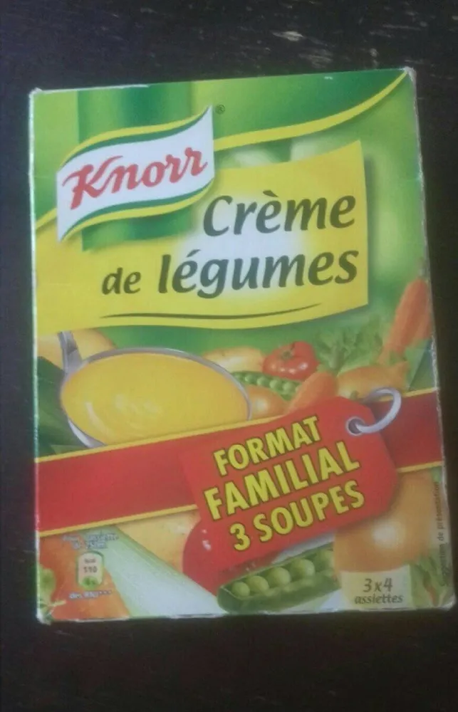 Crème de légumes