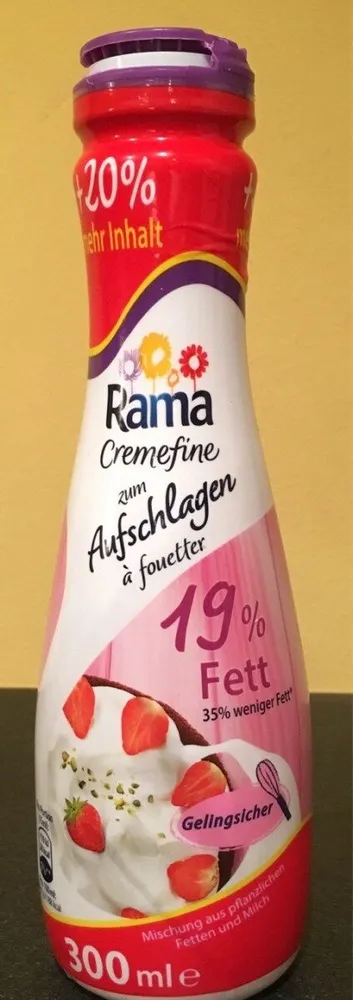 Cremefine zum Aufschlagen 19%Fett
