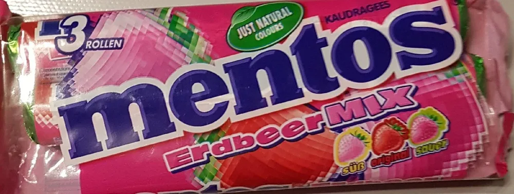 Kaudragees Mentos Erdbeer Mix
