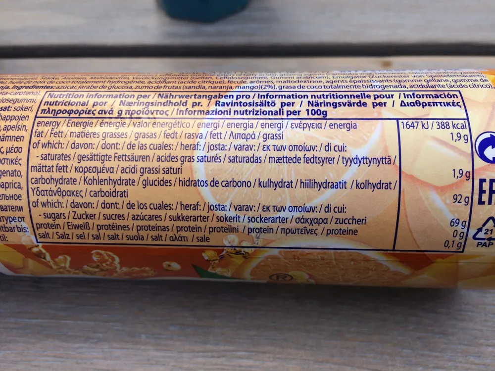 Mentos Watermelon Mango Orange Jumbo Rolle 8er