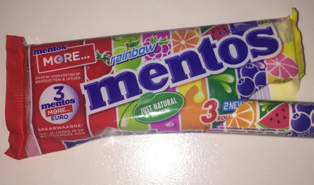 Mentos Rainbow 3 Pack