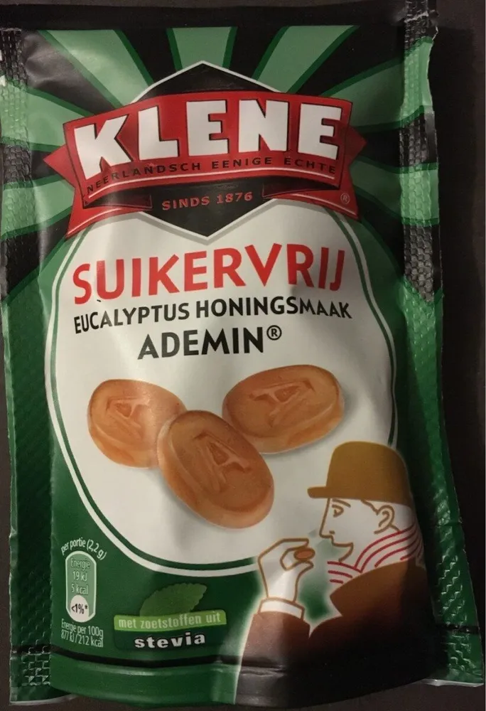 Suikervrij Eucalyptus honingsmaak Ademin