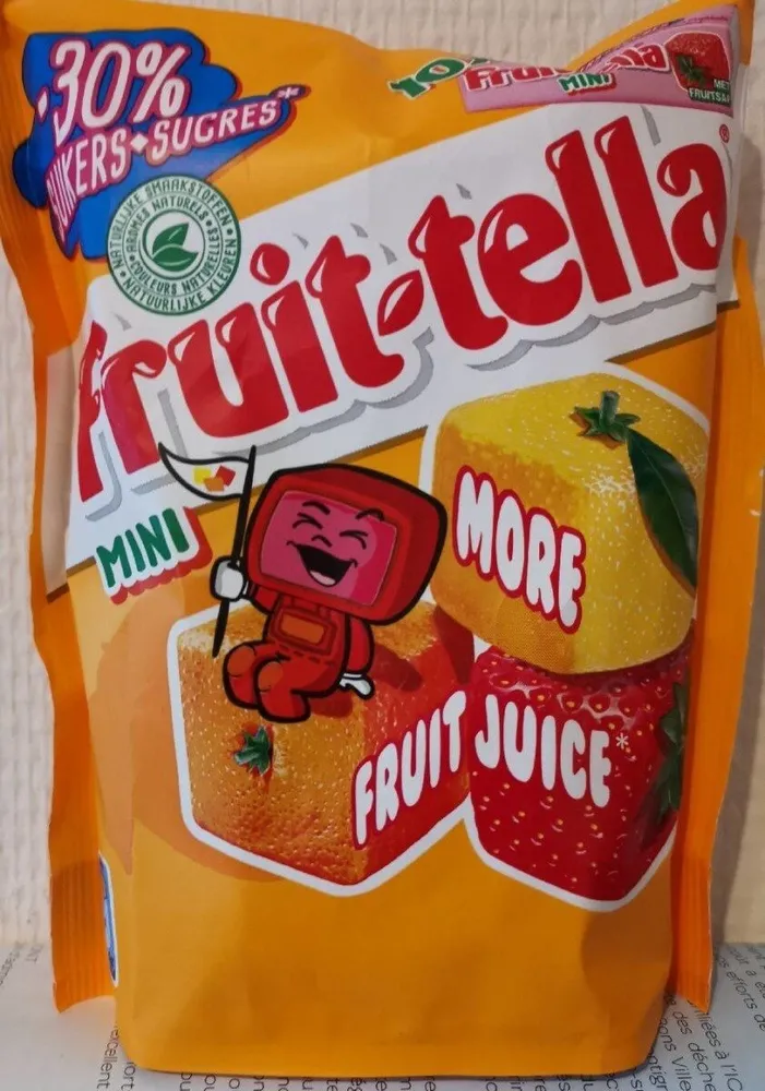 Fruit-tella mini -30% sucres