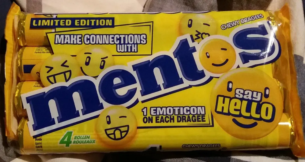 Mentos chewy dragees lemonade