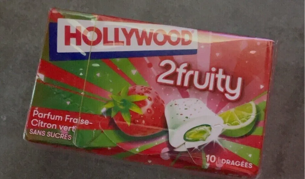 2fruity Fraise citron vert sans sucres