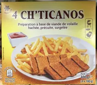 4 ch'ticanos - Préparation à base de viande de volaille hachée, précuite, surgelée