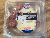 Luftgetrocknete Mettwürste Scheiben
