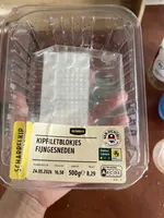 Kipfiletblokjes Fijngesneden
