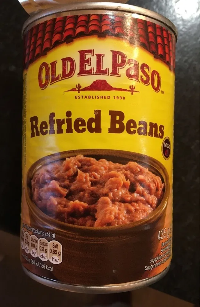 Refried beans mild