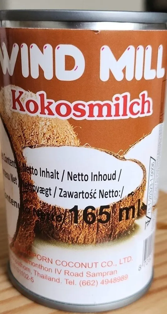 Kokosmilch (singleprodukt) (165ml Dose)
