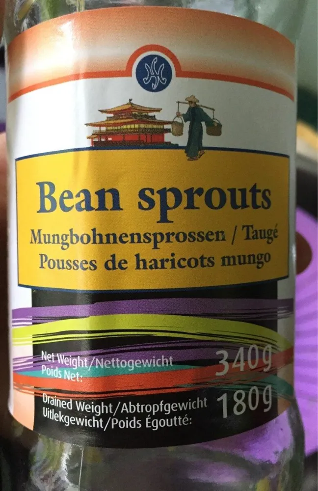 H And S Mungbohnensprossen (natur) (320g Glas)