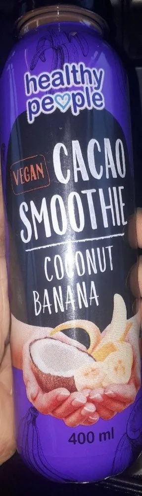Cacao smoothie coconut banana