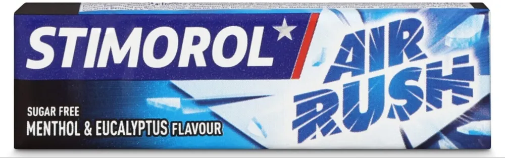 Stimorol Air Rush Chewing Gum Menthol & Eucalyptus