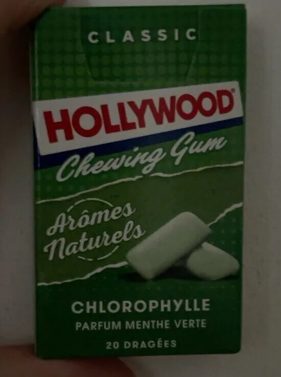 Chewing Gum Chlorophylle parfum menthe verte