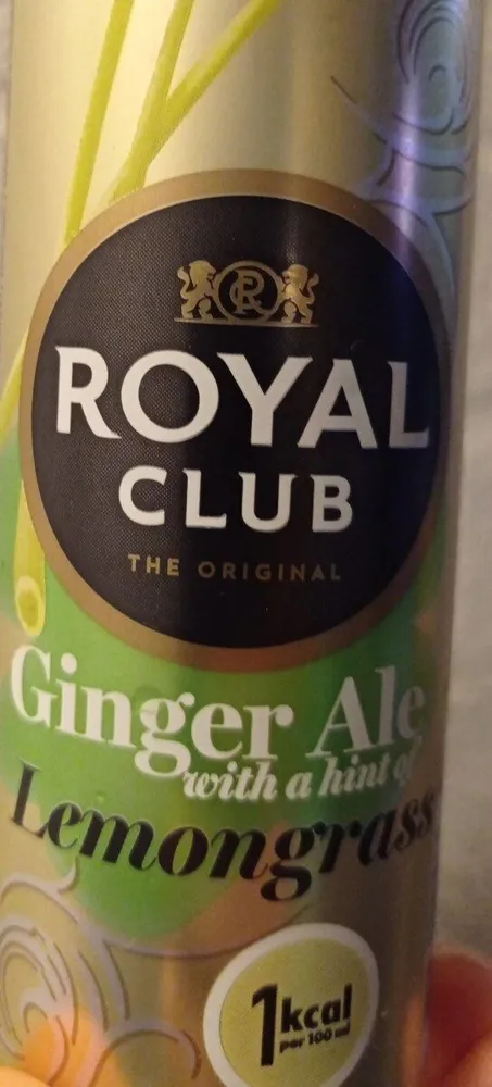 Ginger Ale with a hint of Lemongrass