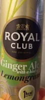Ginger Ale with a hint of Lemongrass