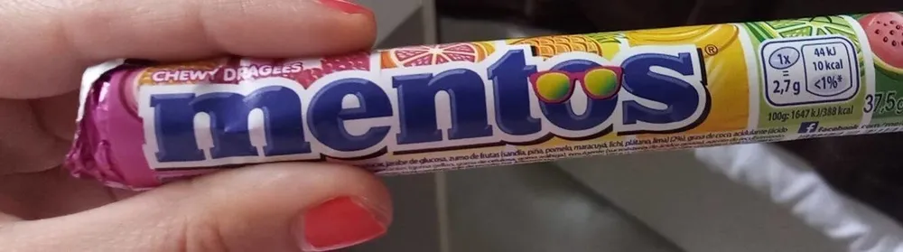 Caramelos masticables con sabor a frutas