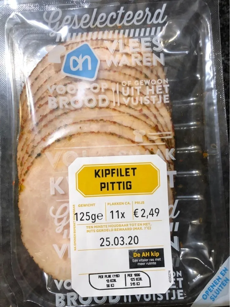 Kipfilet pittig