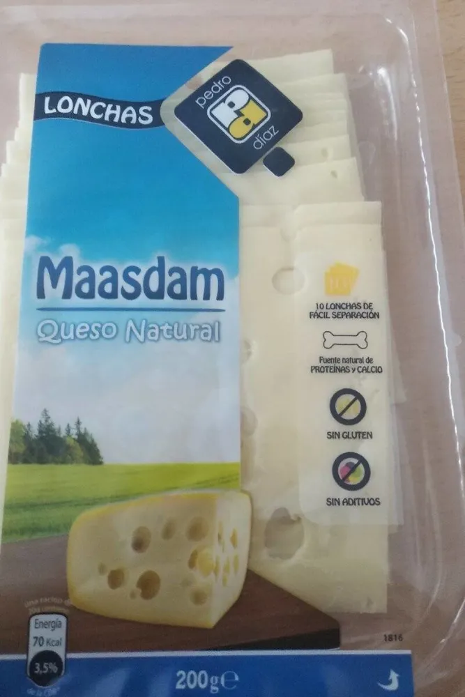 Queso natural Maasdam