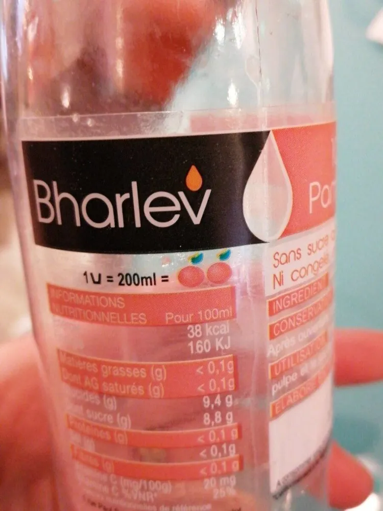 Bharlev jus de pamplemousse