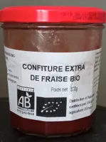 Confiture extra de fraise bio