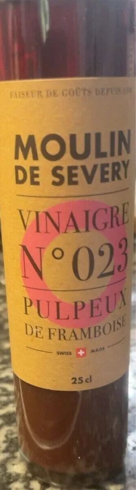 Vinaigre no 023 pulpeux de framboises
