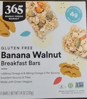 Banana Walnut  Breakfast Bars