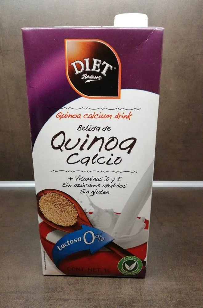 Lait de quinoa enrichi en calcium