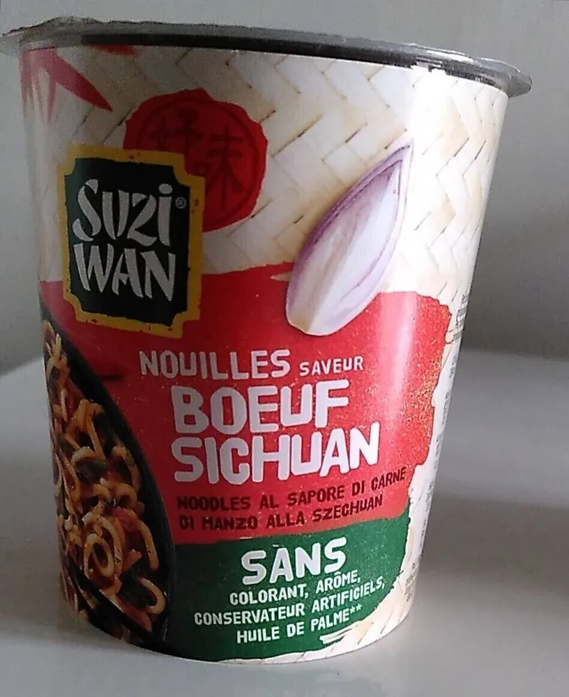 Nouilles saveur bœuf sichuan
