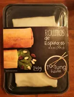 Rollitos de espinacas