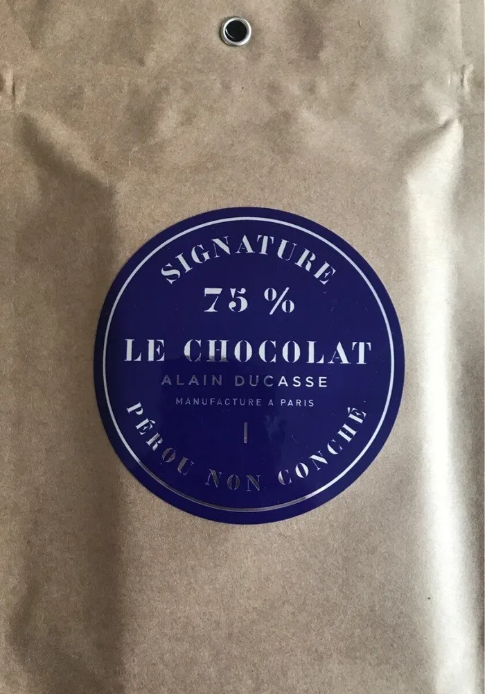 Le chocolat signature 75% Pérou non conché