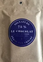 Le chocolat signature 75% Pérou non conché