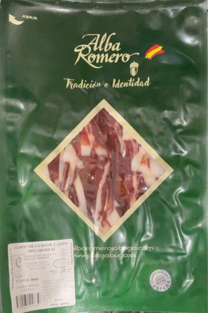 Jamón ibérico cebo de campo
