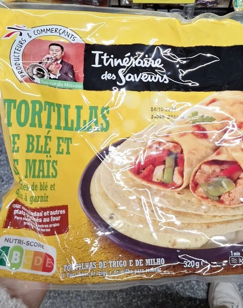 Tortillas de blé et de maïs