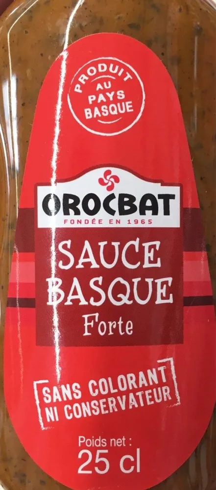 Sauce basque forte