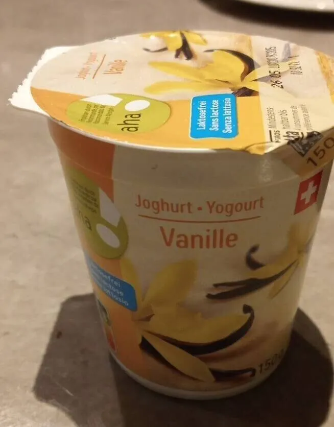 Joghurt - Yogourt Vanille aha