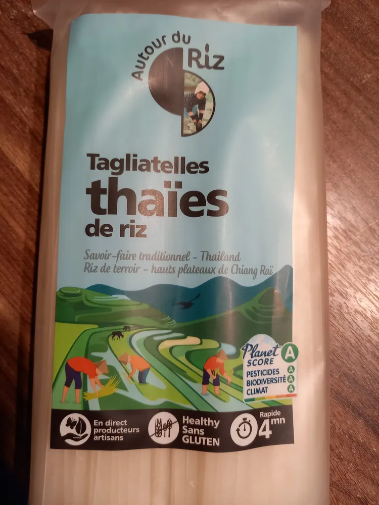 Tagliatelles thaïes de riz